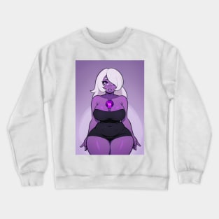 Purple Gem Woman Crewneck Sweatshirt